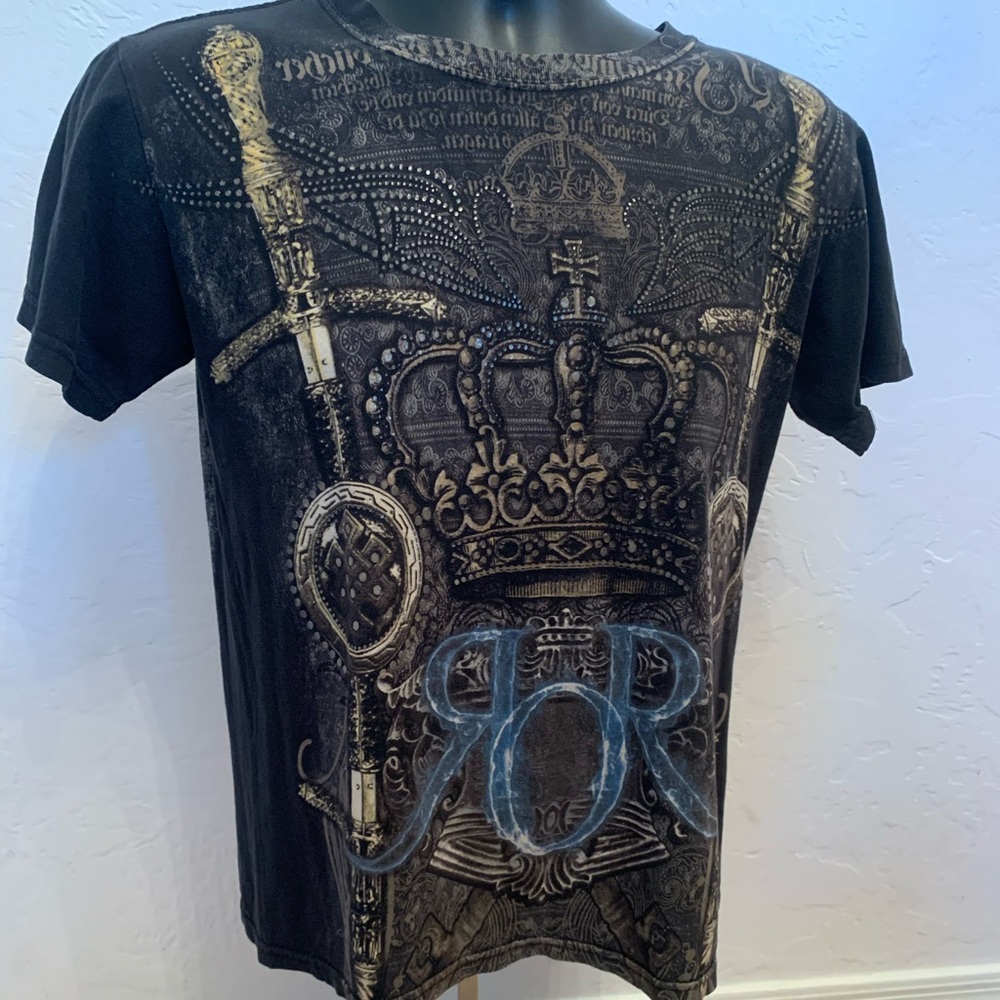CageApe Small Black Graphic T Shirt